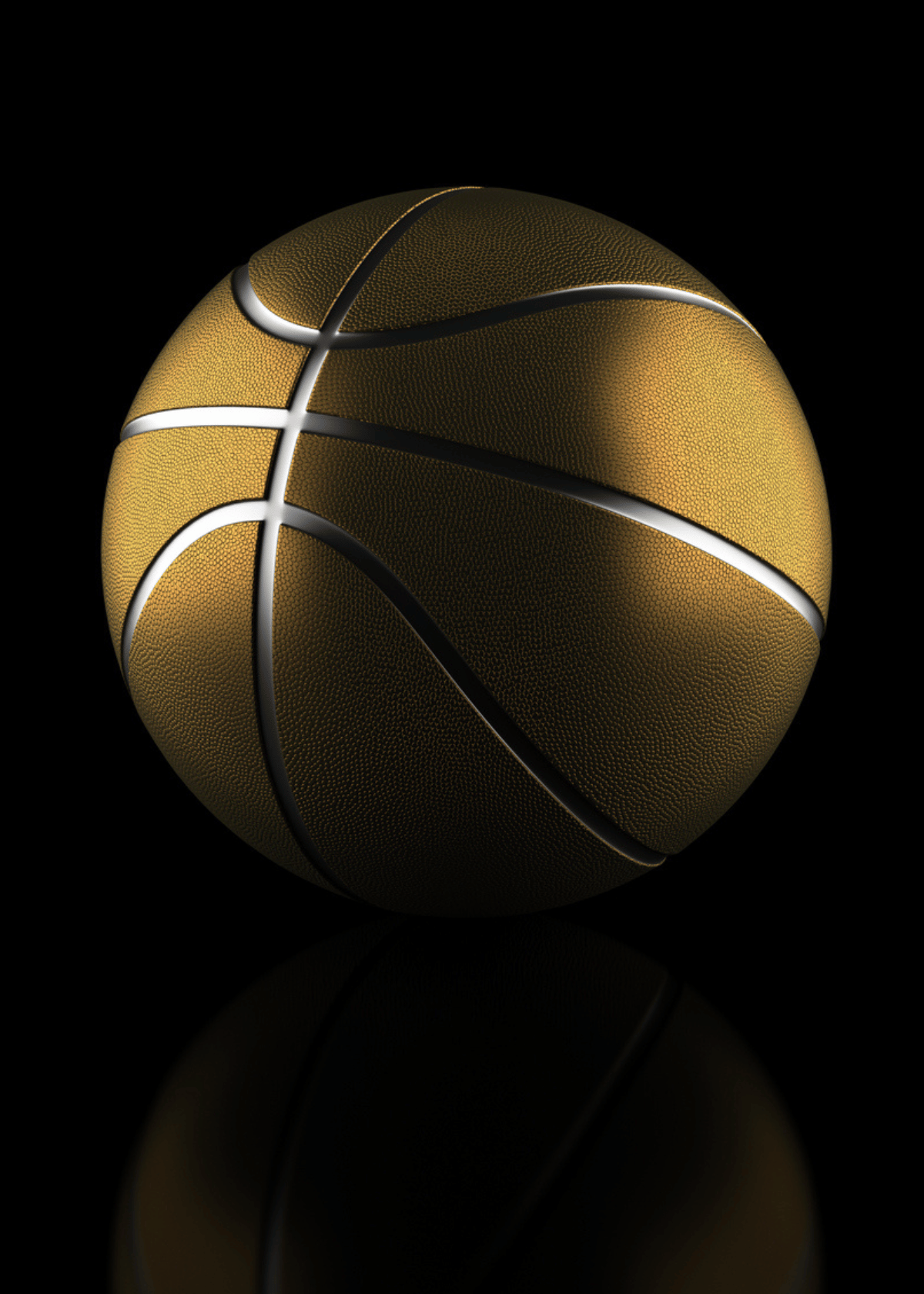 Gold Basketball